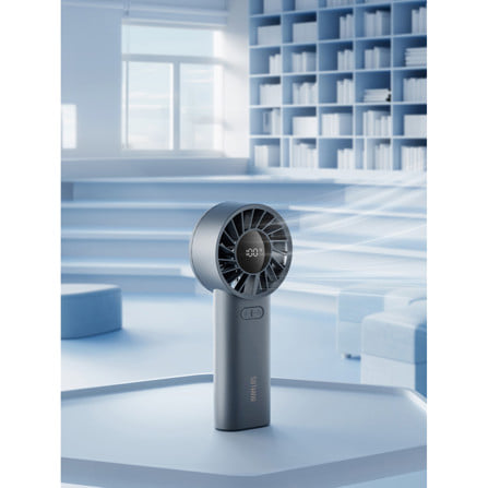 พัดลมพกพา 3.3 นิ้ว SOTHING HIGH SPEED ENGINE 60 สีเทา_1