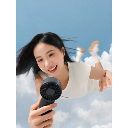 พัดลมพกพา 3.3 นิ้ว SOTHING HIGH SPEED ENGINE 60 สีเทา_3