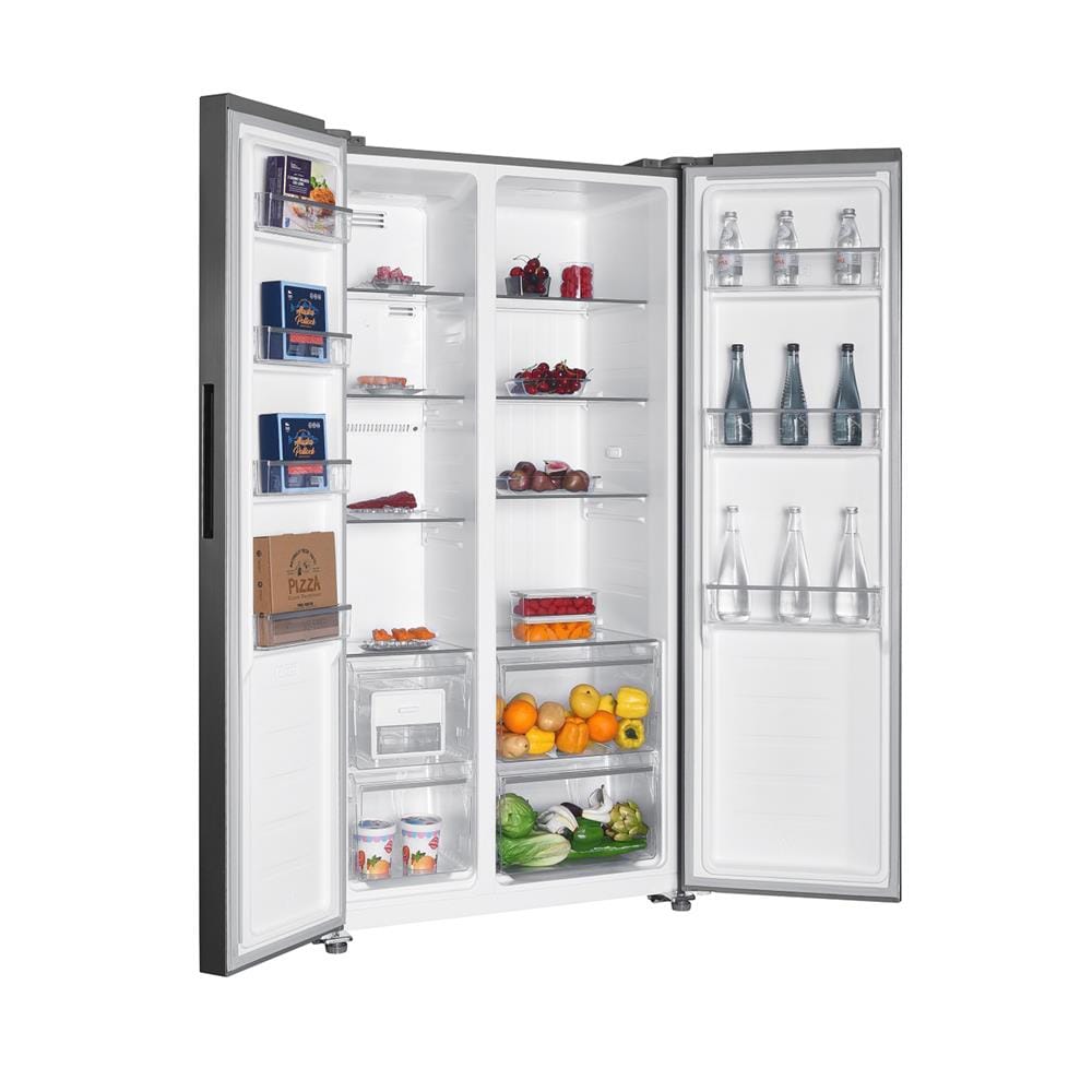 ตู้เย็น SIDE BY SIDE BEKO GNO472E40XPTH 15.4 คิว สีเงิน