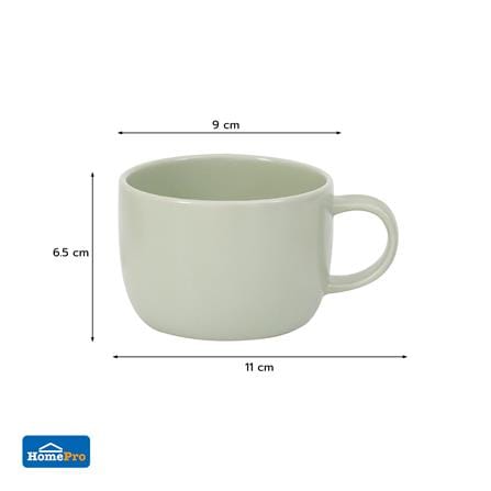 ถ้วยหูเซรามิก 250 มล. KECH LANZO สีเขียว_4