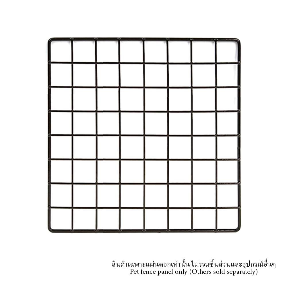 แผ่นคอกสัตว์เลี้ยง PETUS ซี่ห่าง 4 ซม. 35X35 ซม. สีดำ