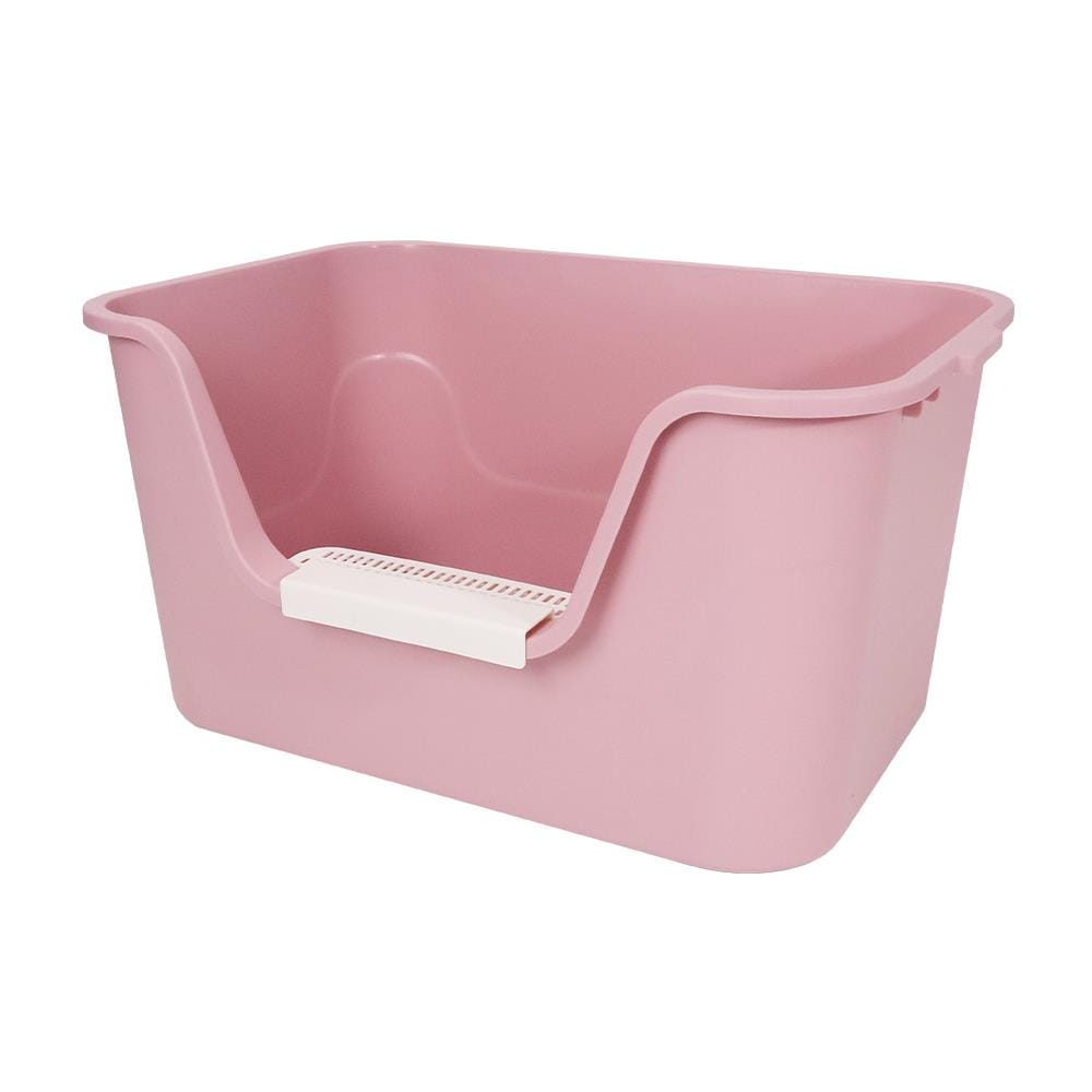 กระบะทรายแมว PETUS 63x33 ซม. สีชมพู
