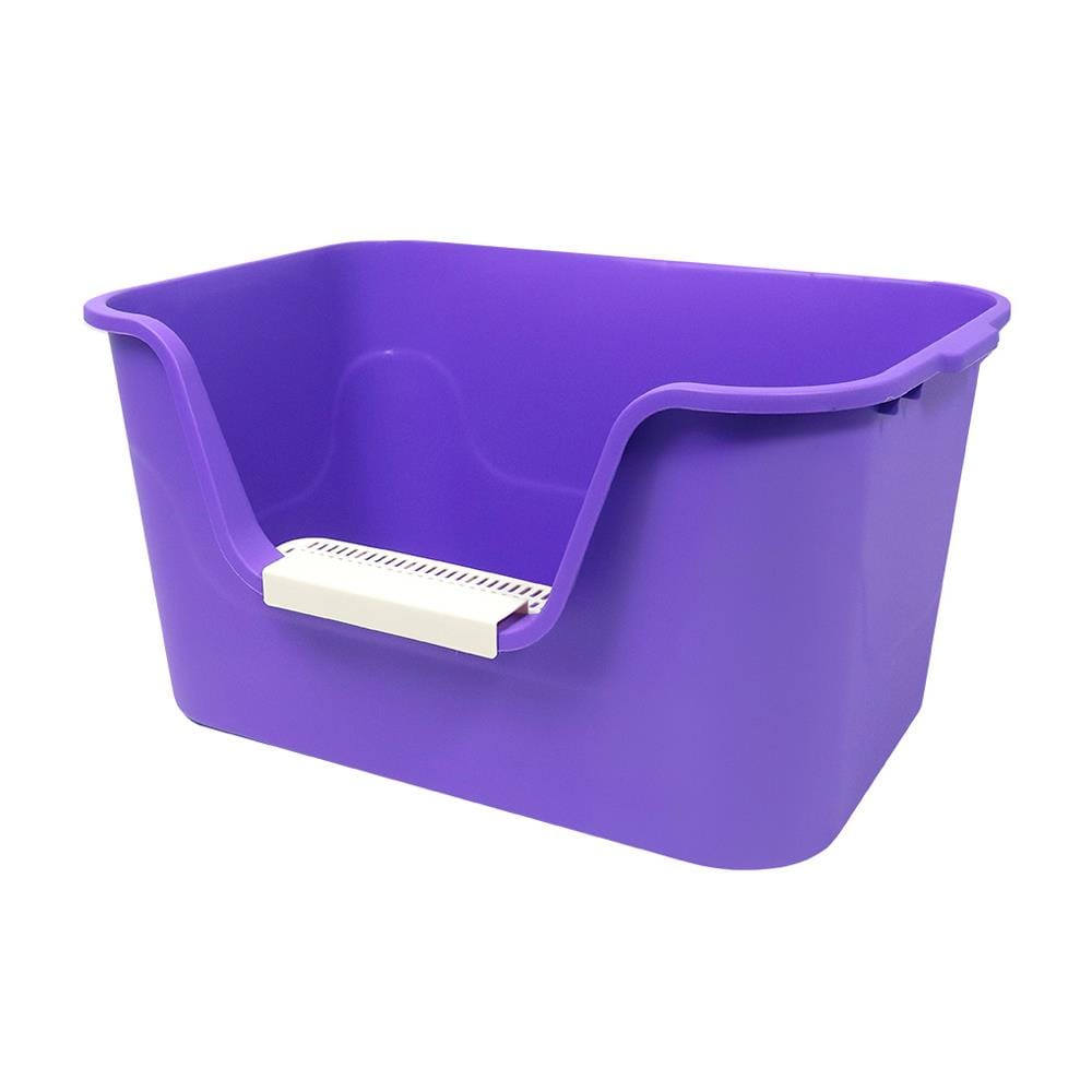 กระบะทรายแมว PETUS 63x33 ซม. สีม่วง