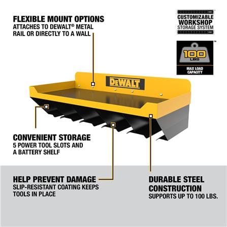 ชั้นวางและแขวนเครื่องมือช่าง DEWALT DWST82822_6