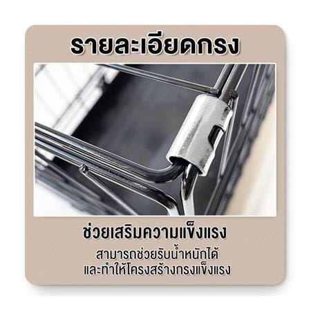 กรงสัตว์เลี้ยงพับได้ PETUS 85X60 ซม. สีดำ_2