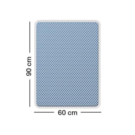 แผ่นดักทรายแมว PETUS 90X60 ซม. สีฟ้า_5
