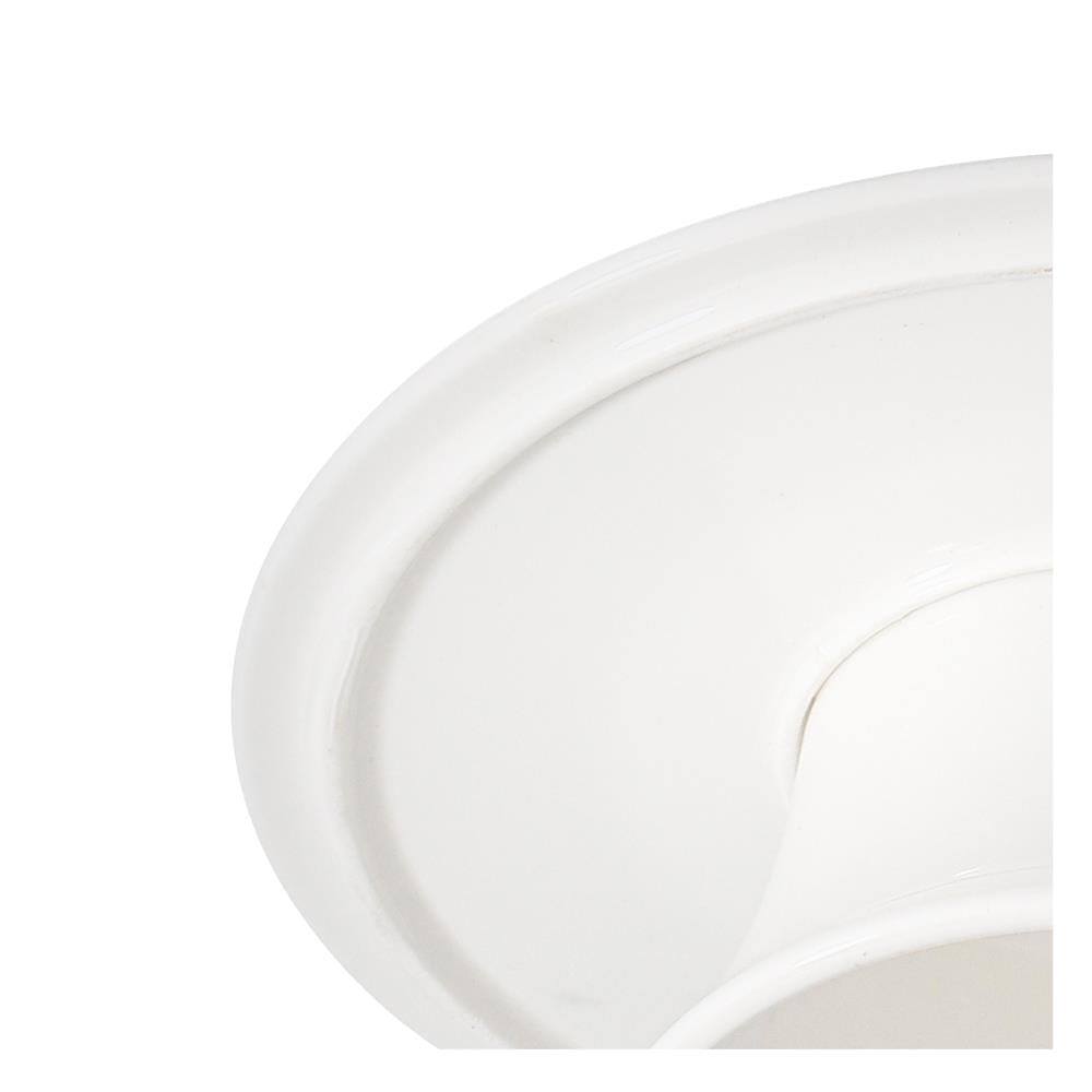ที่วางขนมกลม PORCELAIN 8 นิ้ว KECH SNOW