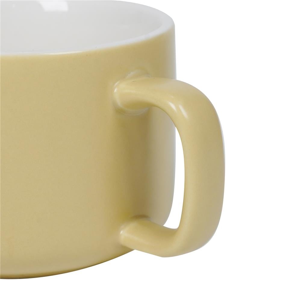ชุดกาแฟ PORCELAIN 245 มล. KECH TWO TONE สีเหลือง