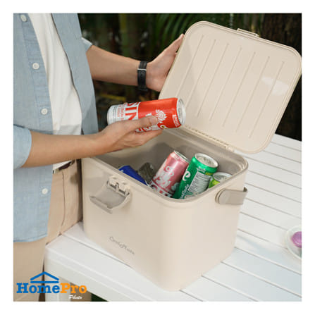 กระติกน้ำแข็ง SPRING COOL MATE CIRCULAR 10 ลิตร สีโทป_4