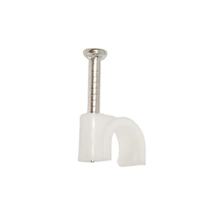 กิ๊บตอกสายไฟ ELECKTA DH25001-7 7 มม. 2x1 ตร.มม. สีขาว (แพ็ก 25 ชิ้น)_1