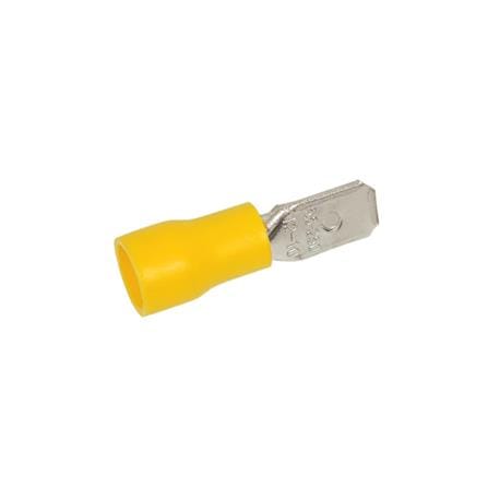 หางปลาเสียบตัวผู้แบน ELECKTA 4-6 ตร.มม. สีเหลือง (แพ็ก 20 ชิ้น)_1