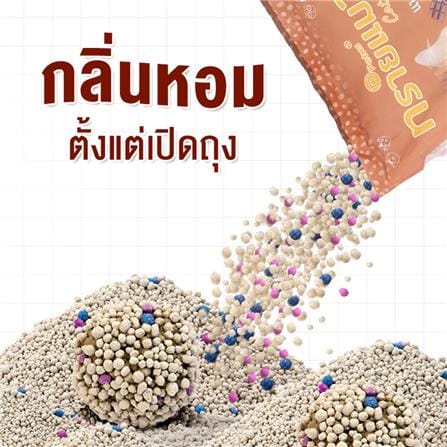 ทรายแมวเบนโทไนท์ PETUS กลิ่นซากุระ 5 ลิตร_1