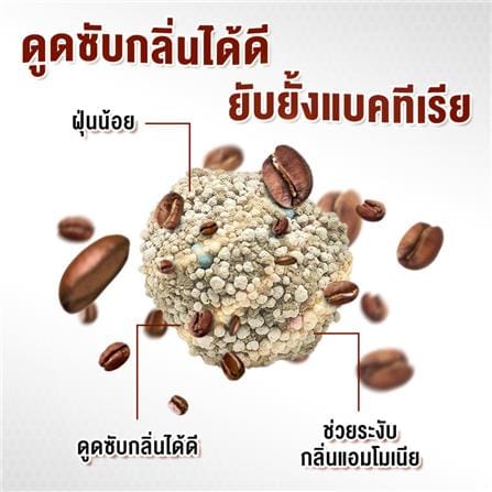 ทรายแมวเบนโทไนท์ PETUS กลิ่นซากุระ 5 ลิตร_2