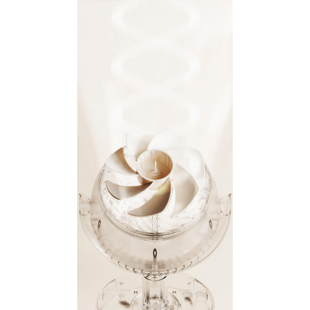 พัดลมพกพา 5.5 นิ้ว SOTHING SWIRL สีขาว