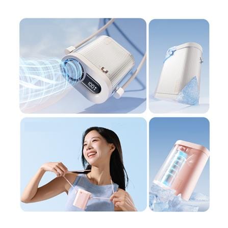 พัดลมพกพา 1 นิ้ว SOTHING HANGING NECK สีขาว_4