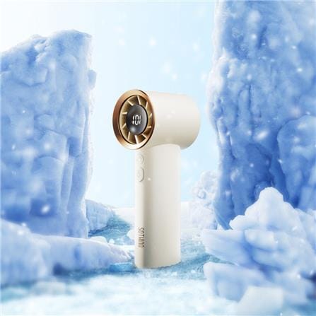 พัดลมพกพา 3.3 นิ้ว SOTHING HANDHELD ENGINE สีขาว_1