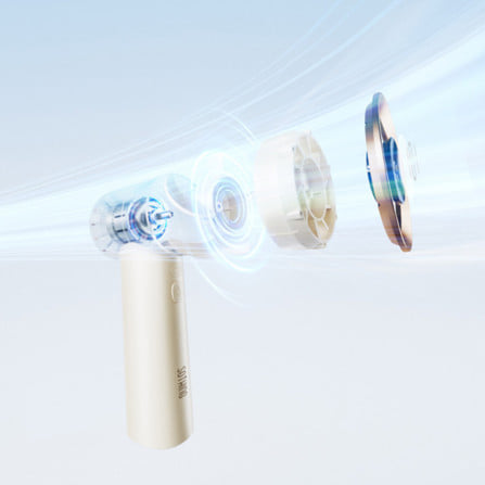 พัดลมพกพา 3.3 นิ้ว SOTHING HANDHELD ENGINE สีขาว_3