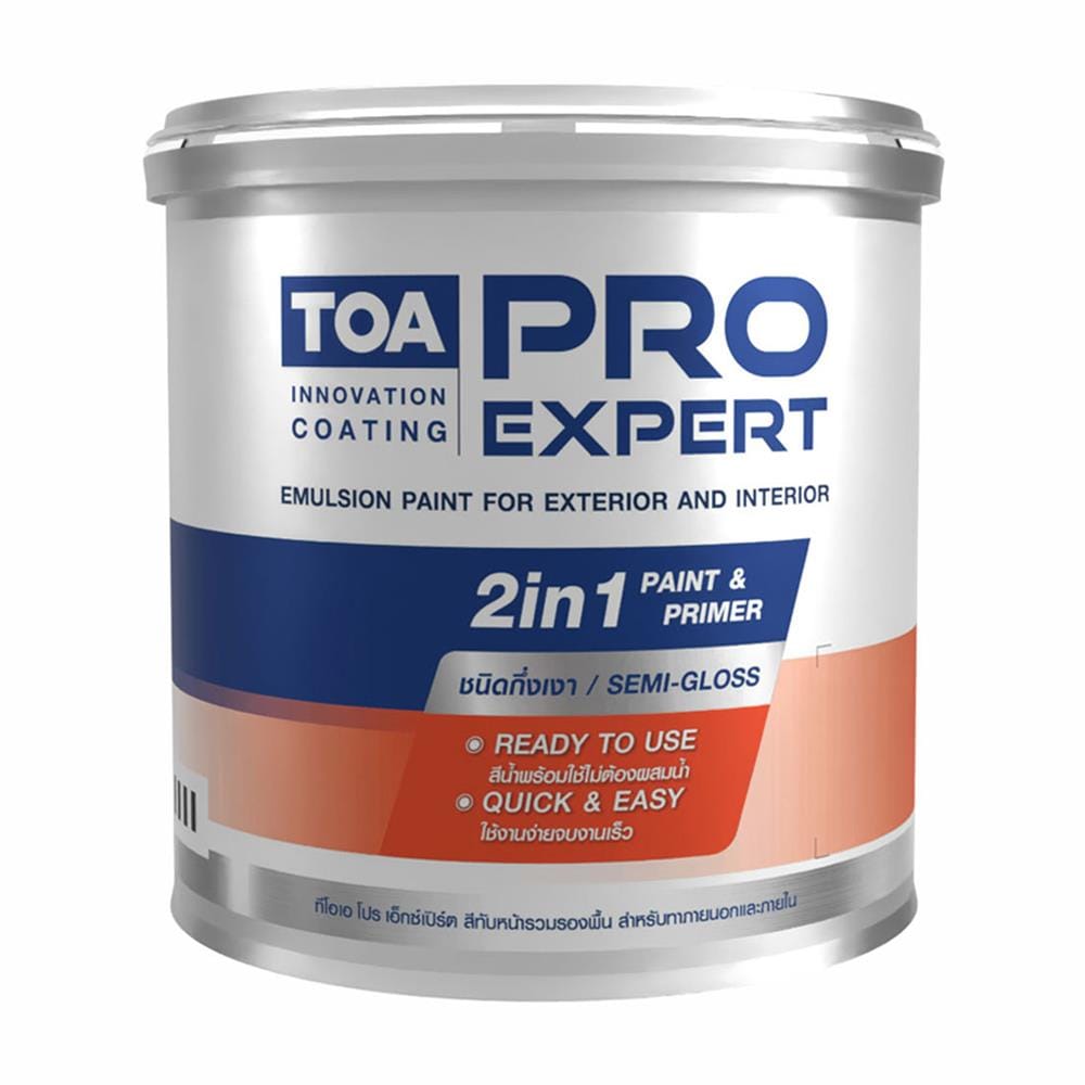 สีน้ำทาภายนอก ชนิดกึ่งเงา TOA PRO EXPERT PS100 1 แกลลอน