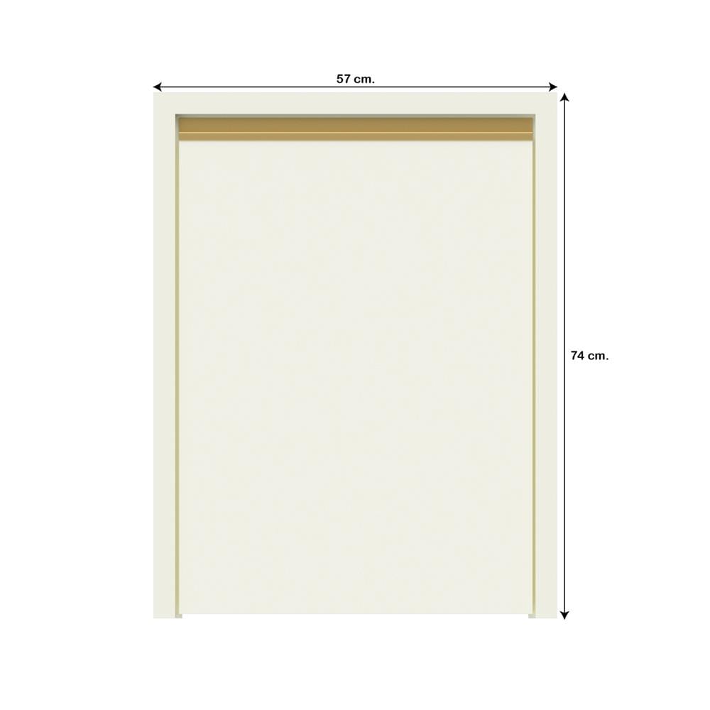 บานถังแก๊สเรียบ JUPITER JUVENTAS 57x74 ซม. สีขาว