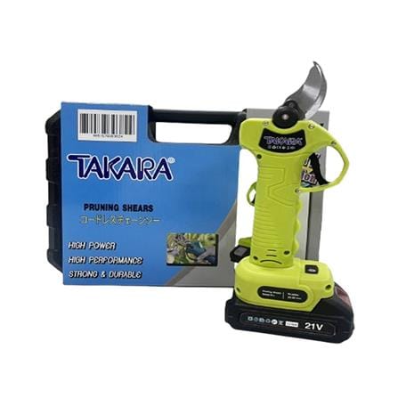 กรรไกรตัดกิ่งไร้สาย(พร้อมแบตเตอรี่) TAKARA 21 โวลต์_2