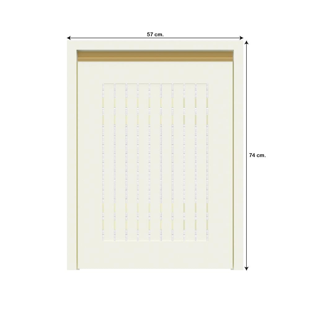บานถังแก๊สระแนง JUPITER JUVENTAS 57x74 ซม. สีขาว