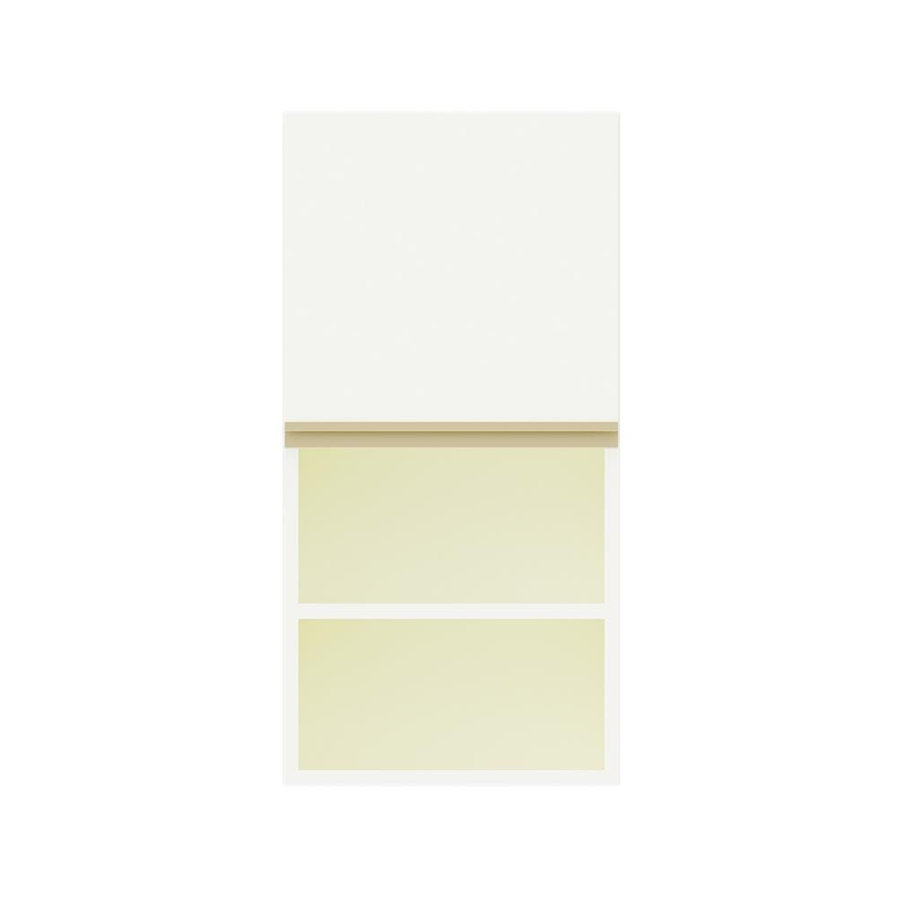 ตู้แขวนเดี่ยวเรียบช่องโล่ง S1 JUPITER JUVENTAS 40x80 ซม. สีขาว
