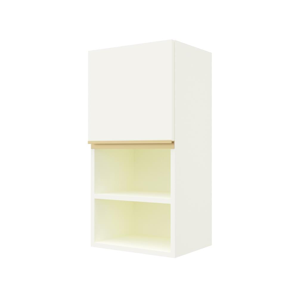 ตู้แขวนเดี่ยวเรียบช่องโล่ง S1 JUPITER JUVENTAS 40x80 ซม. สีขาว