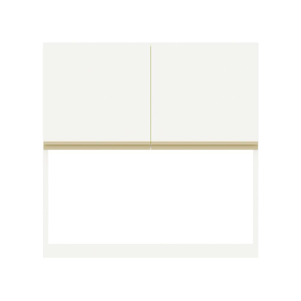 ตู้แขวนคว่ำจานเรียบ JUPITER JUVENTAS 80x80 ซม. สีขาว