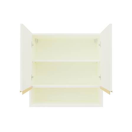ตู้แขวนคู่เรียบช่องโล่ง D2 JUPITER JUVENTAS 80x80 ซม. สีขาว_2