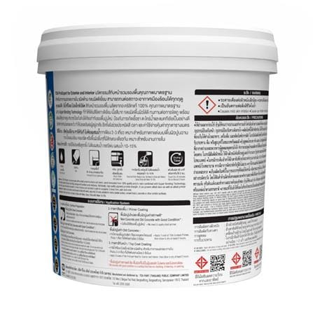 สีน้ำทาภายนอก ชนิดด้าน TOA PRO EXPERT BASE C 9 ลิตร_1