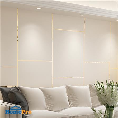 สติ๊กเกอร์ DIY HOME LIVING STYLE AC 1x50 ซม. สีทอง (แพ็ก 10 ชิ้น)_3