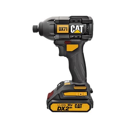 สว่านไร้สาย (พร้อมแบตเตอรี่) CAT DX71 18 โวลต์_0