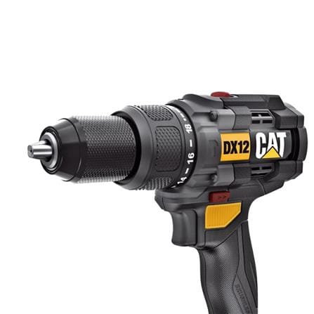 สว่านกระแทกไร้สาย (พร้อมแบตเตอรี่) CAT DX12 18 โวลต์_2