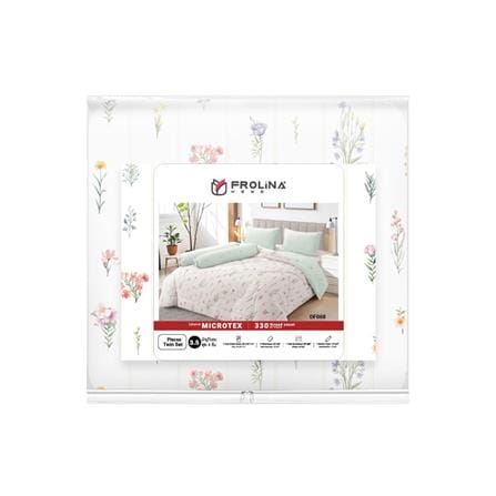 ชุดผ้าปูที่นอน 3.5 ฟุต (ชุด 4 ชิ้น) FROLINA MICROTEX DF068_4