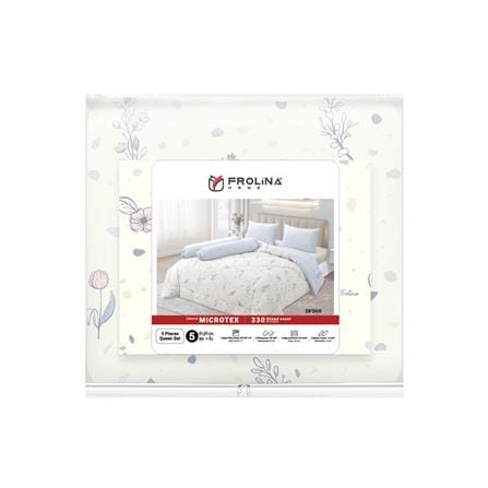 ชุดผ้าปูที่นอน 5 ฟุต (ชุด 6 ชิ้น) FROLINA MICROTEX DF069_4