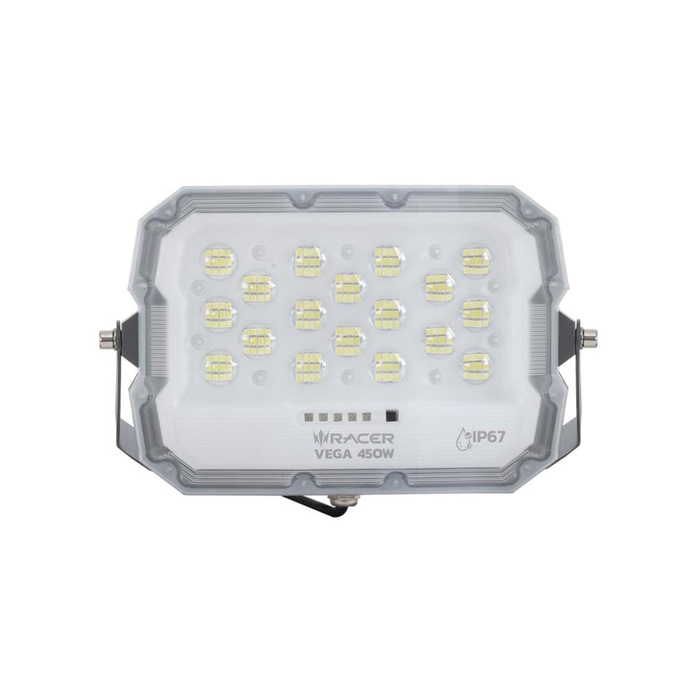 ไฟสปอตไลท์ SOLAR RACER VEGA 450 วัตต์ DAYLIGHT สีขาว/เทา