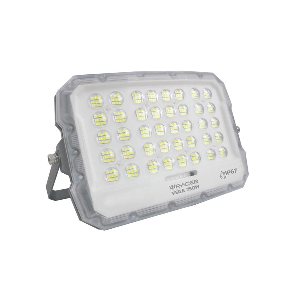 ไฟสปอตไลท์ SOLAR RACER VEGA 750 วัตต์ WARM WHITE สีขาว/เทา
