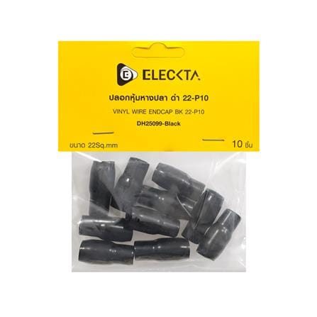 ปลอกหุ้มหางปลา ELECKTA 22-P10 สีดำ (แพ็ก 10 ชิ้น)_2