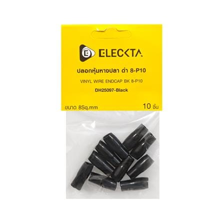 ปลอกหุ้มหางปลา ELECKTA 8-P10 สีดำ (แพ็ก 10 ชิ้น)_2