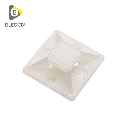 แป้นกาว ELECKTA 18X18 มม. สีขาว (แพ็ก 10 ชิ้น)_0
