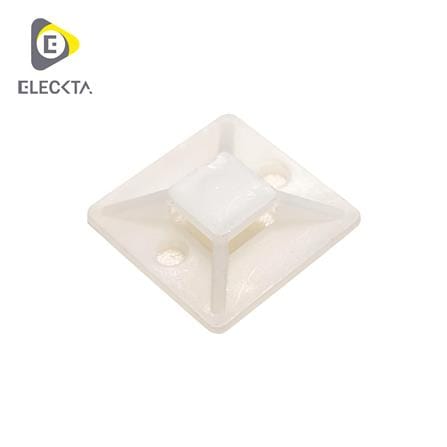 แป้นกาว ELECKTA 28x28 มม. สีขาว (แพ็ก 10 ชิ้น)_0