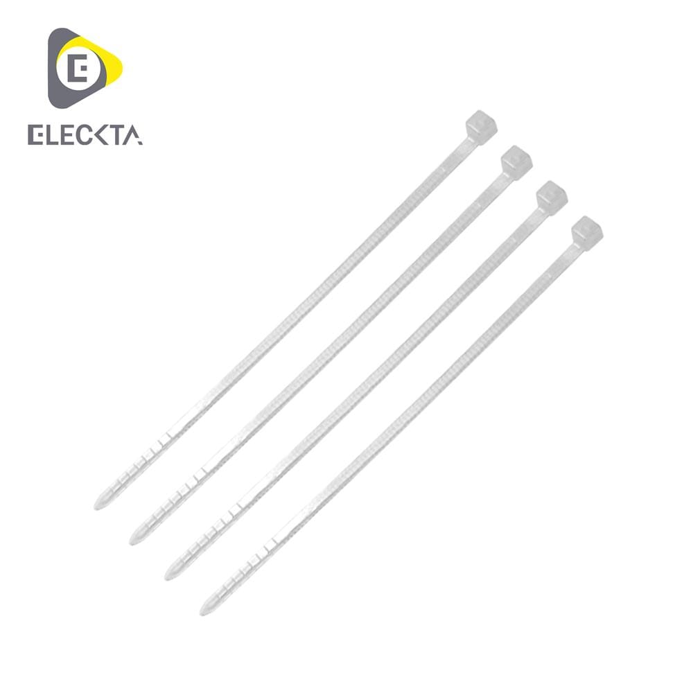 เคเบิ้ลไทร์ ELECKTA 4 นิ้ว สีขาว (แพ็ก 100 เส้น)