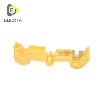 ตลับต่อสายไฟ ELECKTA 2.5 - 4.0 ตร.มม. สีเหลือง_0