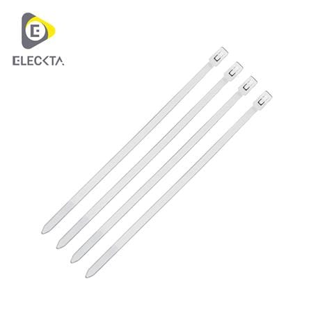 เคเบิ้ลไทร์เข็มขัดปลดล็อก ELECKTA 8 นิ้ว สีขาว (แพ็ก 100 เส้น)_0
