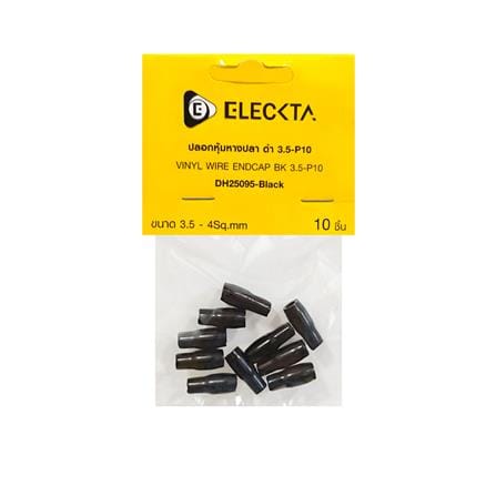 ปลอกหุ้มหางปลา ELECKTA 3.5-P10 สีดำ (แพ็ก 10 ชิ้น)_2