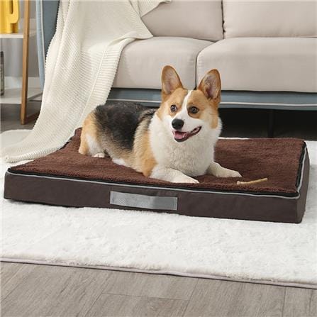 เบาะสัตว์เลี้ยง DPETT SIZE L 100x75 ซม. สีน้ำตาล_3
