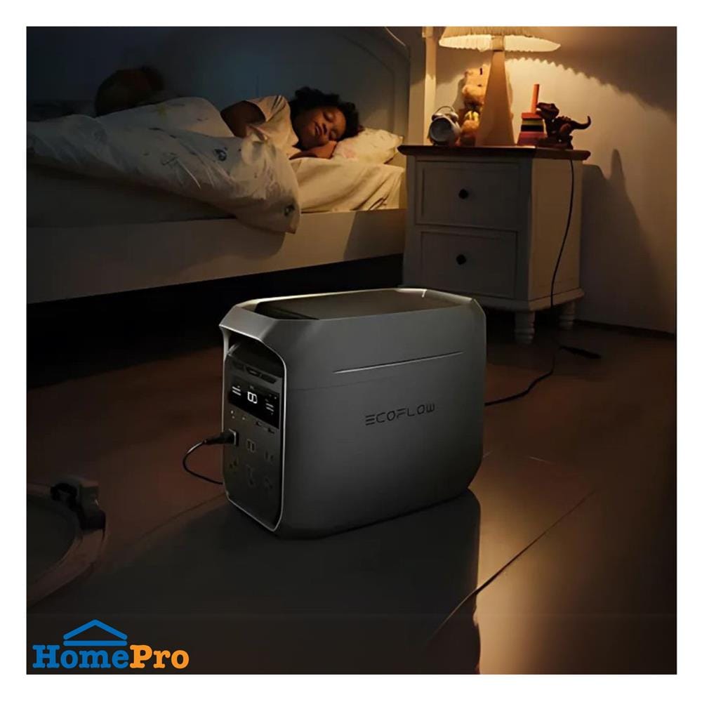 POWER BOX ECOFLOW DELTA 3 PLUS 1800 วัตต์ สีดำ