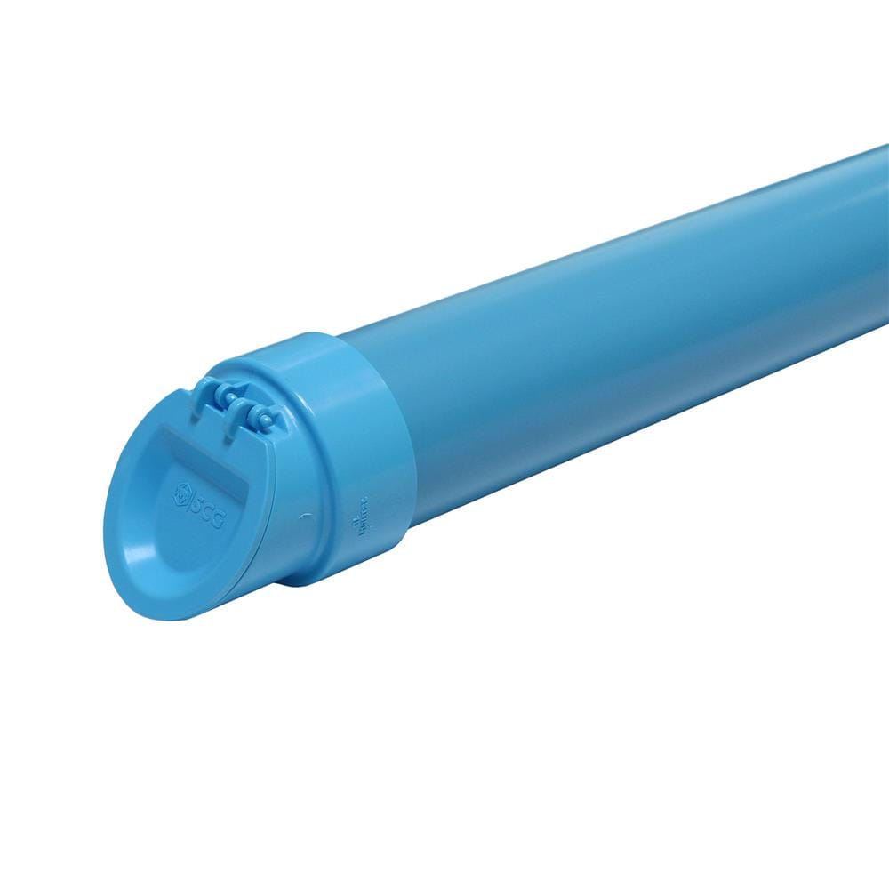 ฝาปิดปลายท่อน้ำทิ้ง PVC SCG 4 นิ้ว สีฟ้า