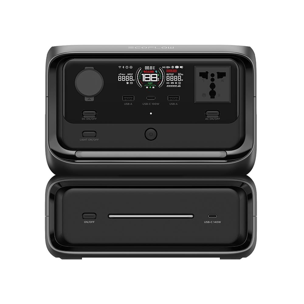 POWER BOX ECOFLOW RIVER 3 MAX 600 วัตต์ สีดำ