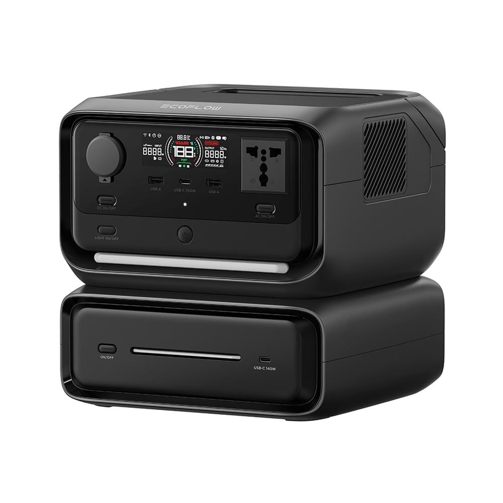 POWER BOX ECOFLOW RIVER 3 MAX 600 วัตต์ สีดำ
